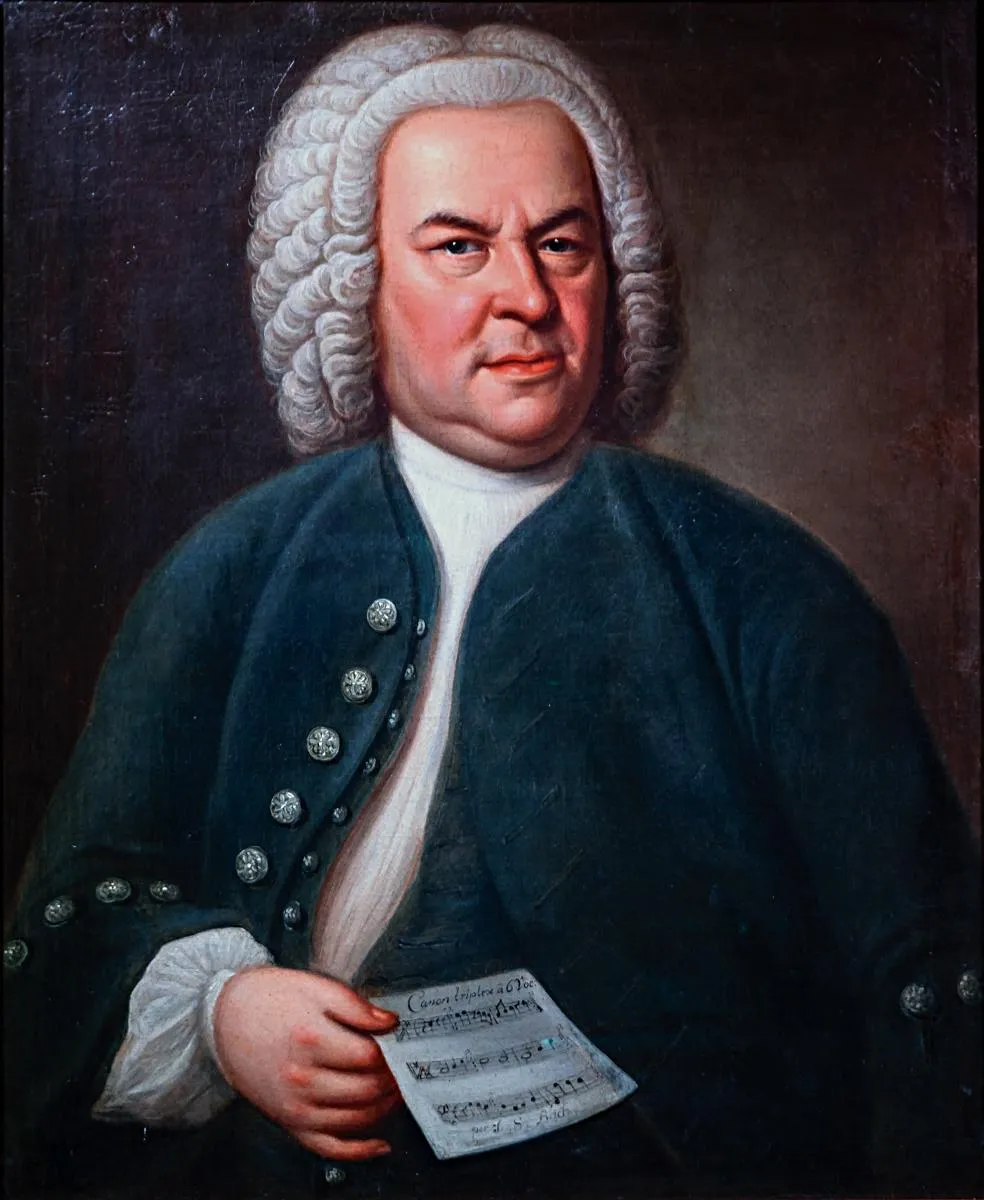 Portrait of Johann Sebastian Bach 1748 - Elias Gottlob Haussmann